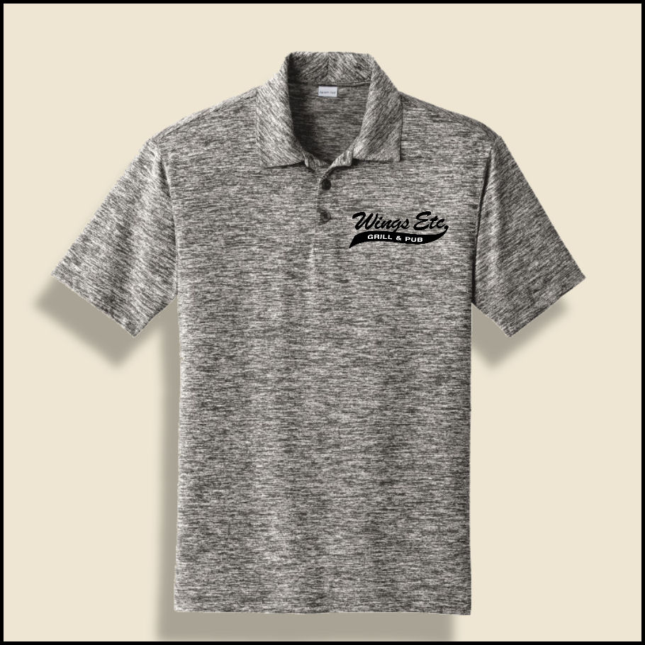 Black Wings Etc. Electric Heather Sport Shirt
